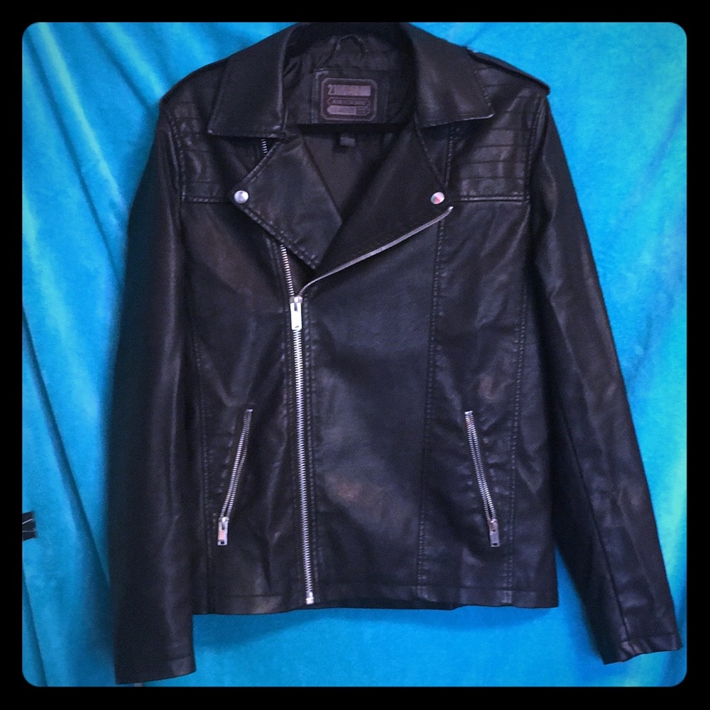Faux Leather Jacket